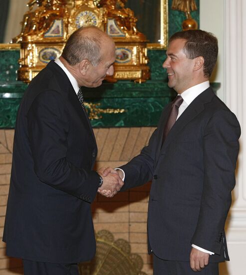 Prime Minister of Israel Ehud Olmert visiting Russia