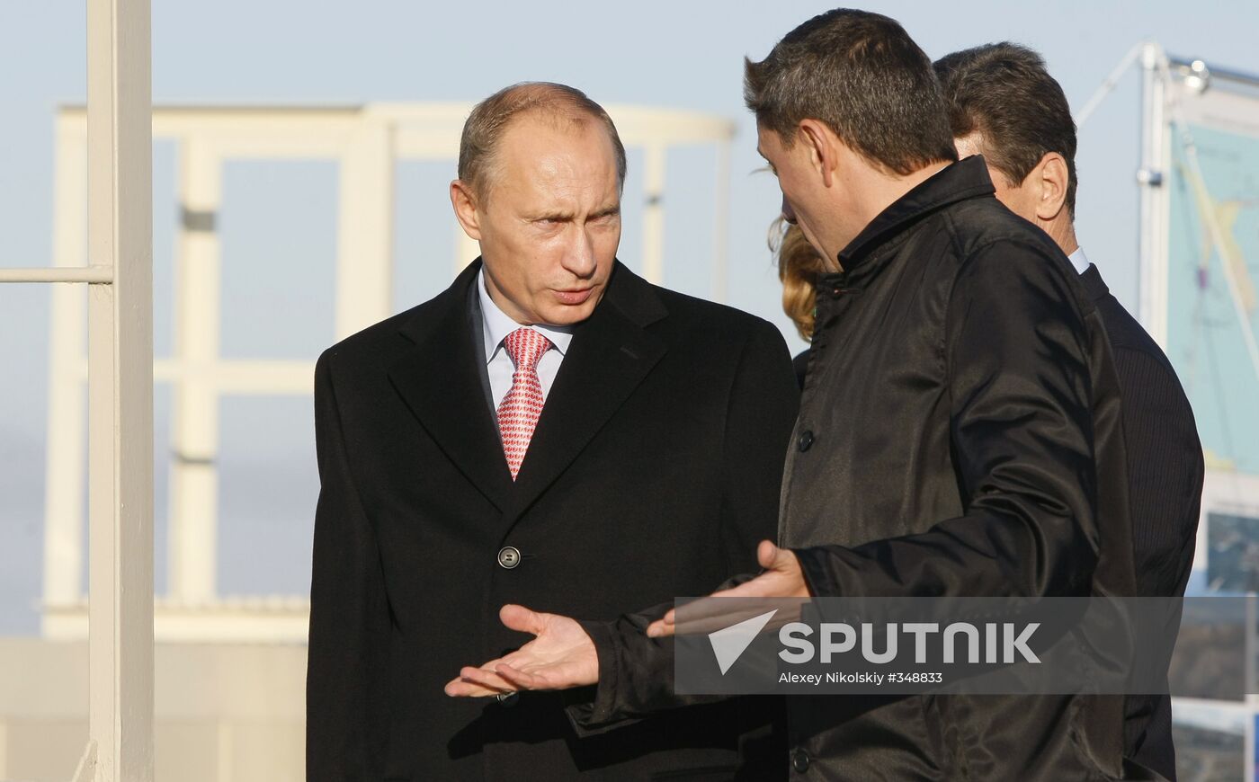 Vladimir Putin visits St Petersburg