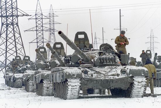Russian army in Chechnya