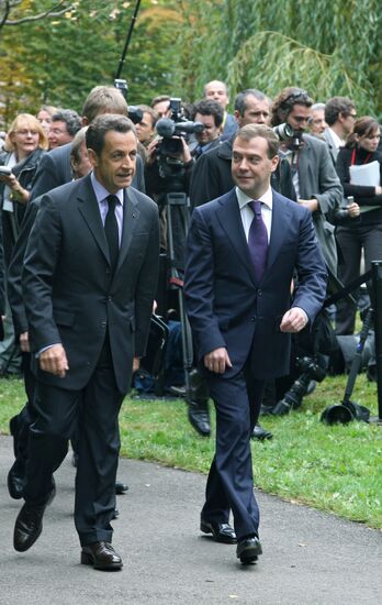 Russian President visiting France