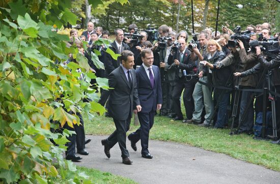 Russian President visiting France