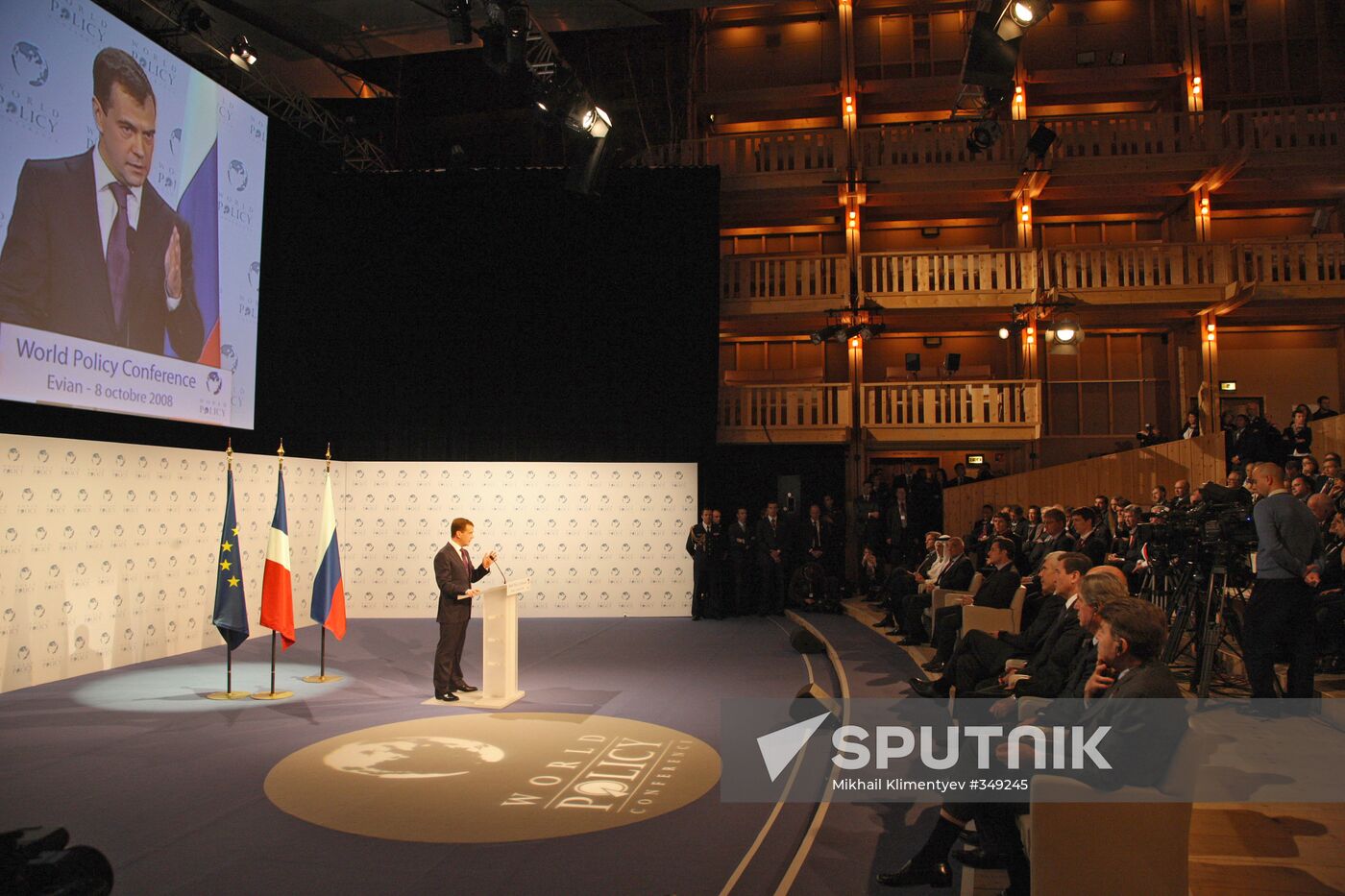 Russian President visiting France
