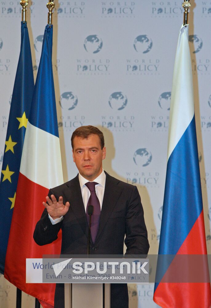 Russian President visiting France