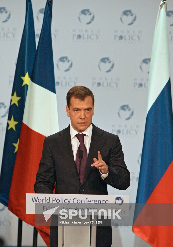 Russian President visiting France
