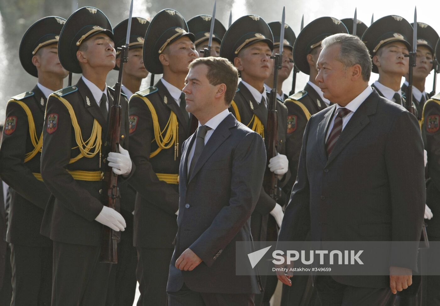Dmitry Medvedev visits Kyrgyzstan