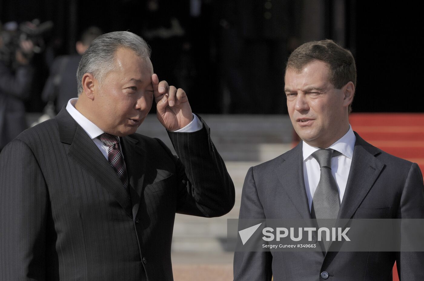 Dmitry Medvedev visits Kyrgyzstan