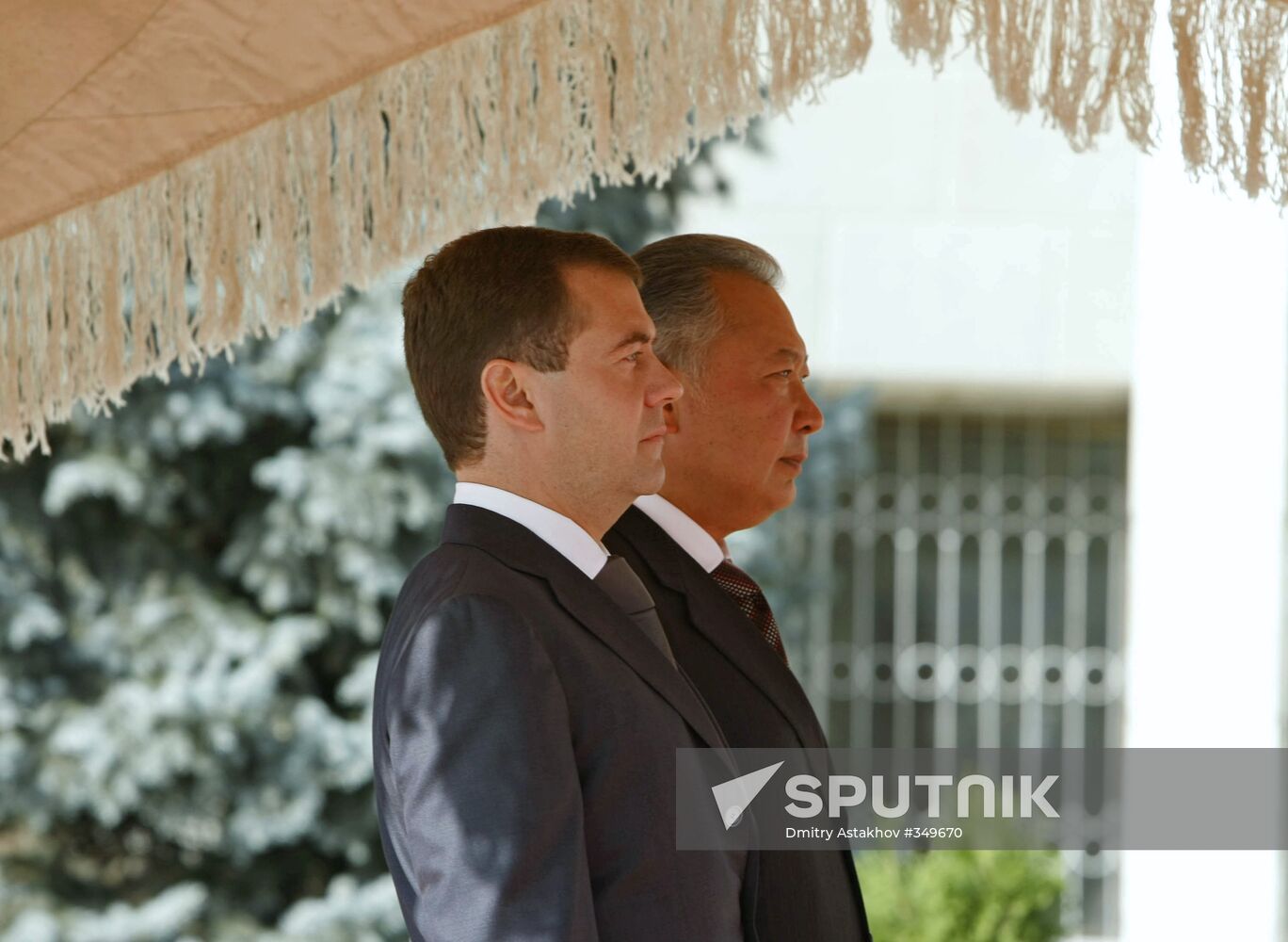 Dmitry Medvedev visits Kyrgyzstan