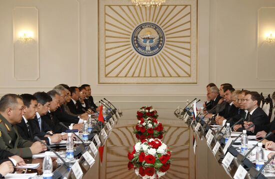 Russian president's visit to Kyrgyzstan