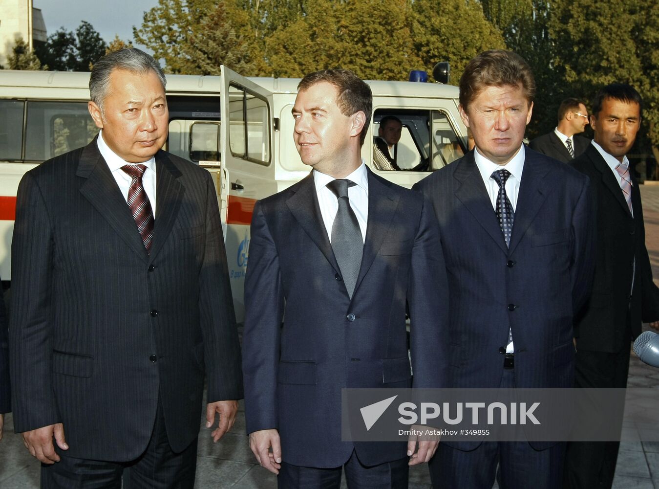 Dmitry Medvedev visits Kyrgyzstan