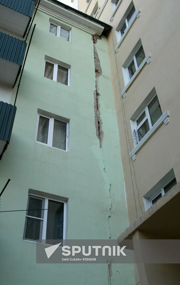 Earthquake in Chechnya