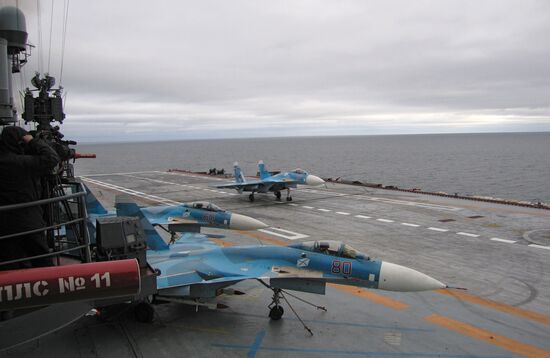 Mock combat of the Northern Fleet
