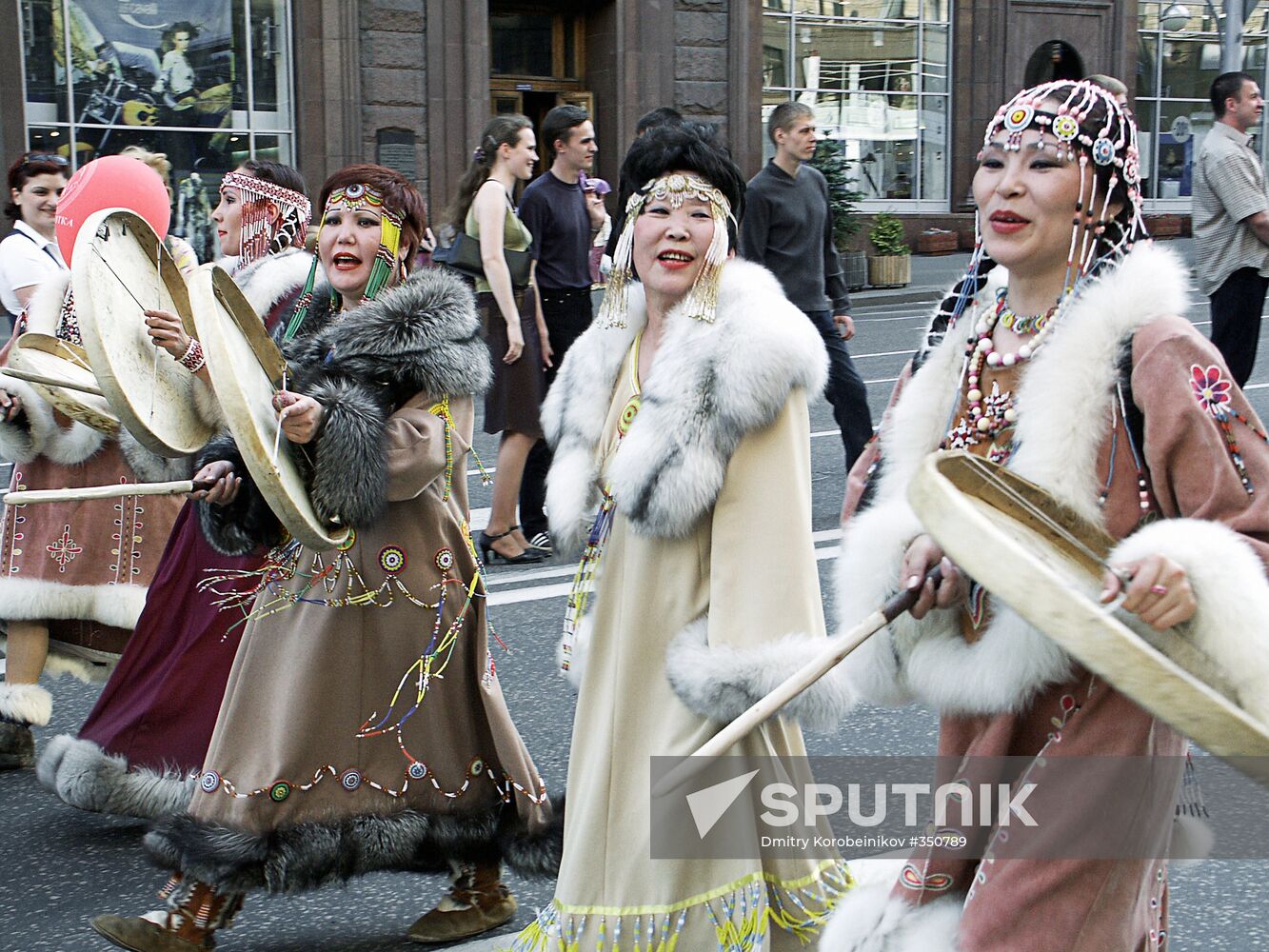 Participants of the Russian Lands and Peoples' Parade