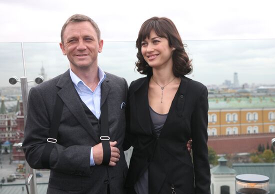 The movie "Quantum of Solace" presented in Moscow