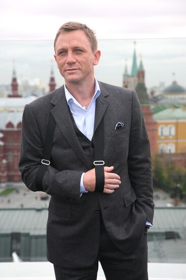 The movie "Quantum of Solace" presented in Moscow