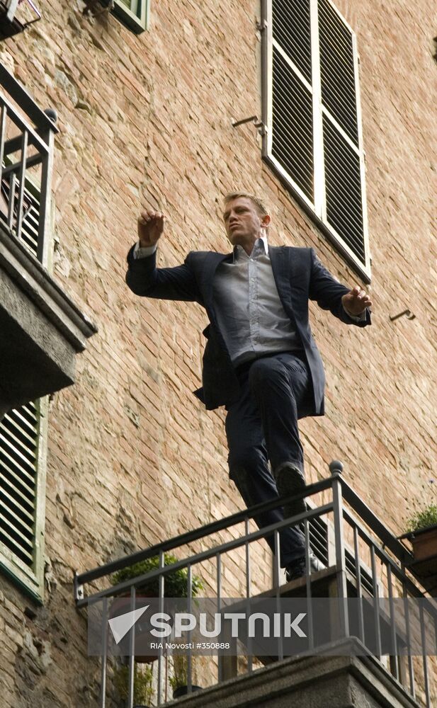 Moscow presentaiton of the movie "Quantum of Solace"