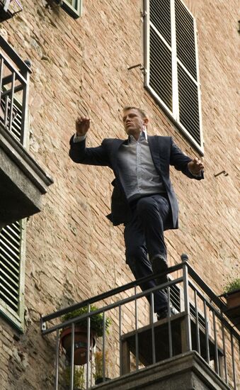 Moscow presentaiton of the movie "Quantum of Solace"