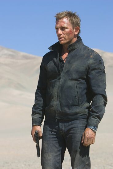 The movie "Quantum of Solace" presented in Moscow