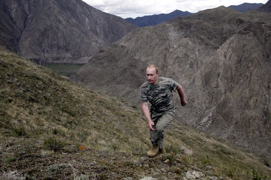 Vladimir Putin in Tyva