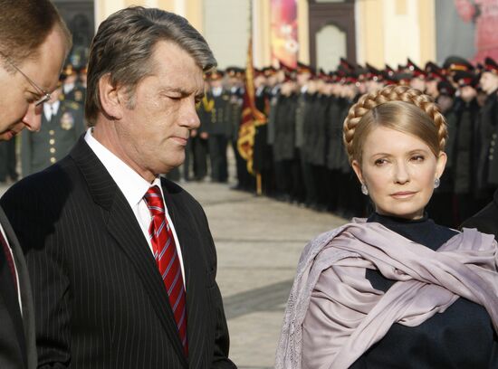 Viktor Yushchenko and Yulia Tymoshenko
