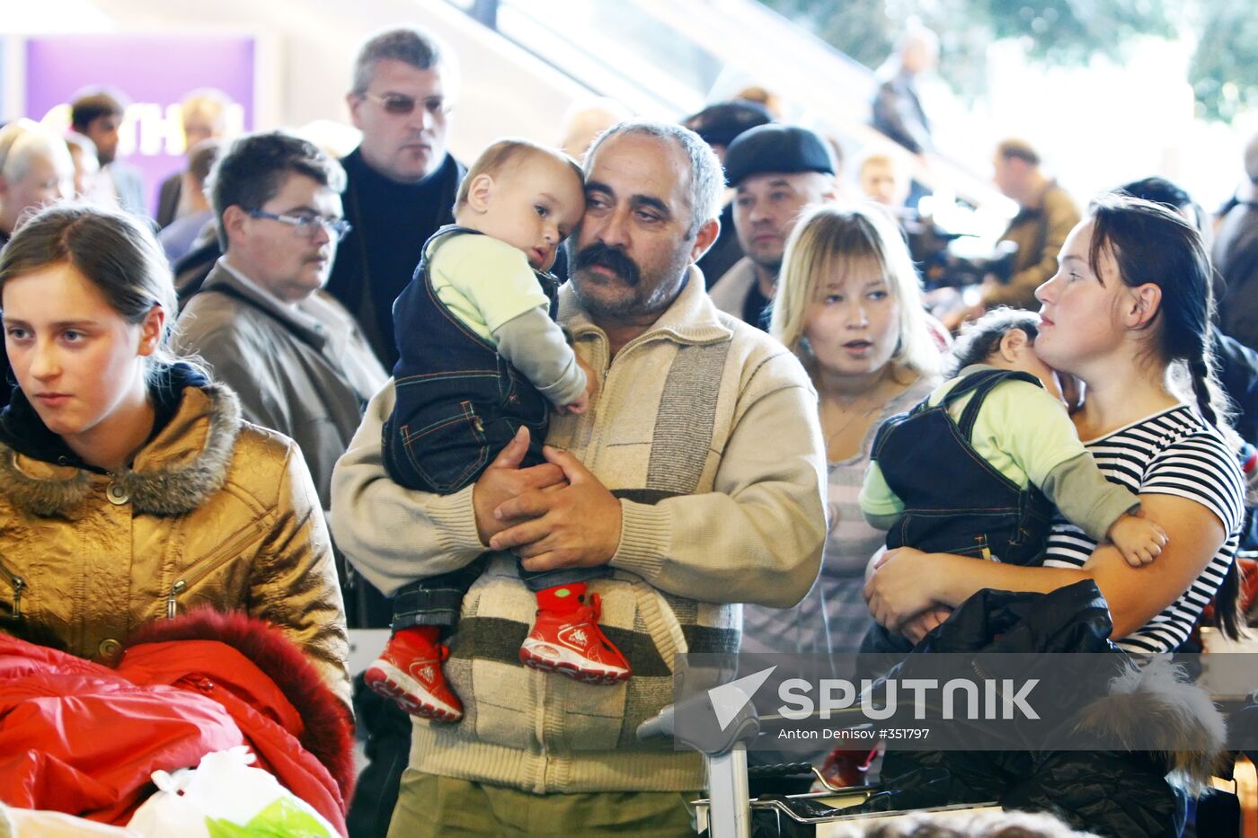 Passengers of delayed flights of Interavia