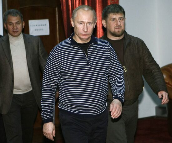 Vladimir Putin visits Chechnya