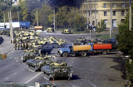 Military equipment in Moscow