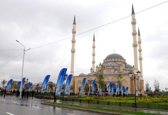 Opening mosque named after the first Chechen president