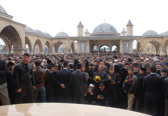 Opening mosque named after the first Chechen president
