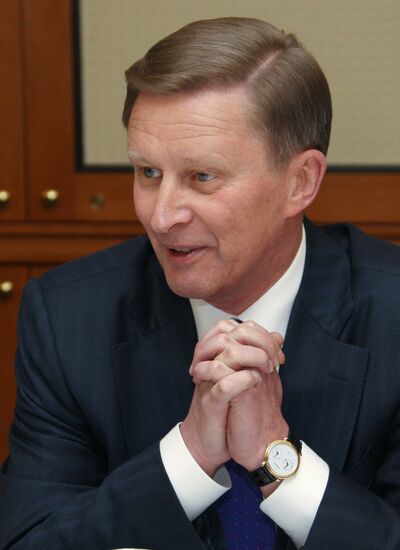 Vice-Prime Minister Sergei Ivanov