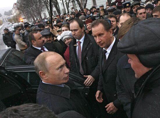 Prime Minister Putin visits the Siberian Federal District