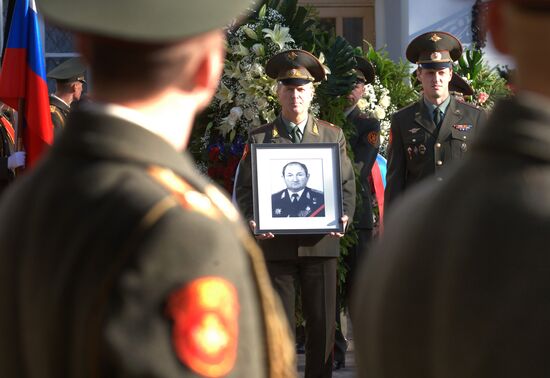 Funeral ceremony for Colonel General Gennady Troshev