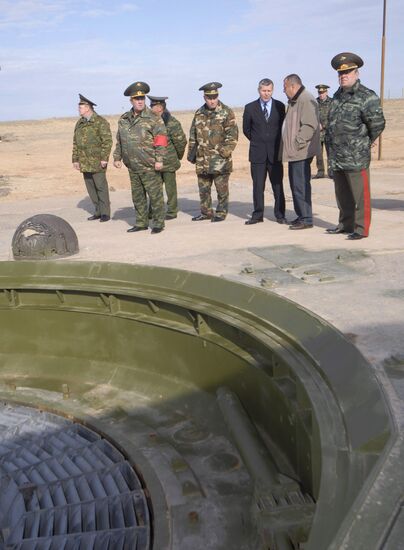 Launch of RS 18 ballistic missile from the Baikonur space center