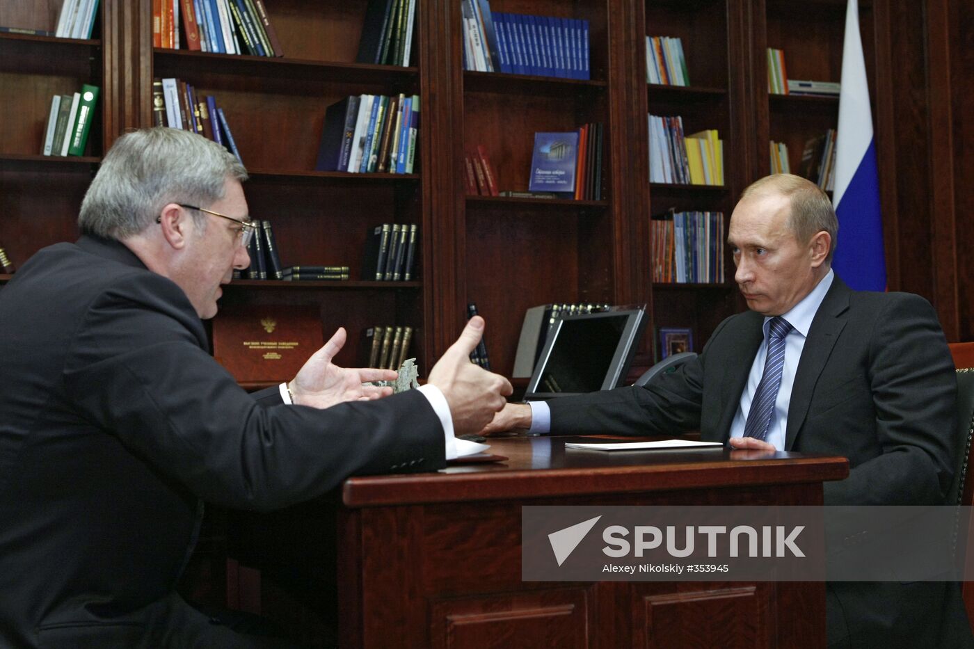 Putin and Tolokonsky