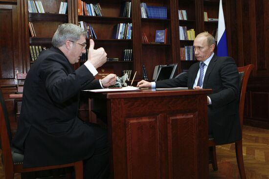Putin and Tolokonsky