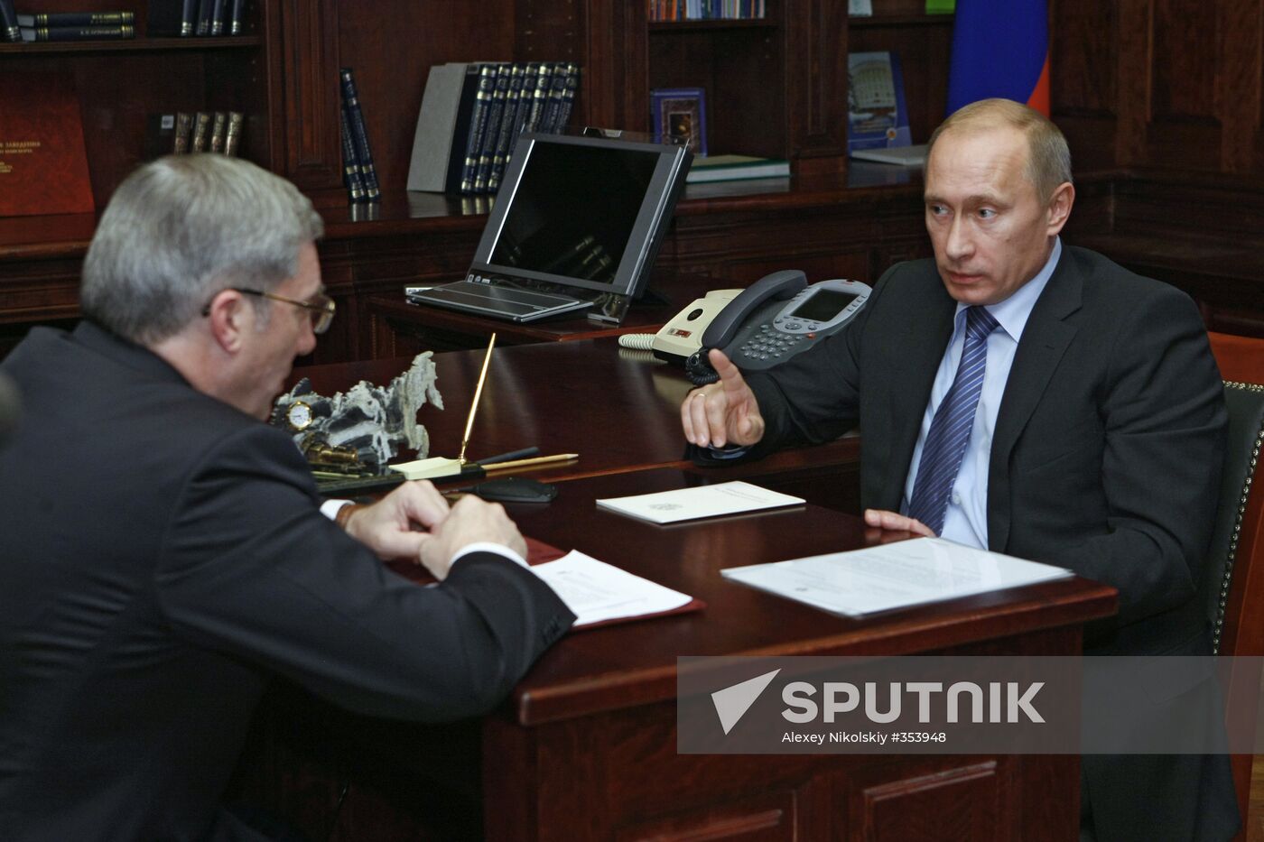 Putin and Tolokonsky