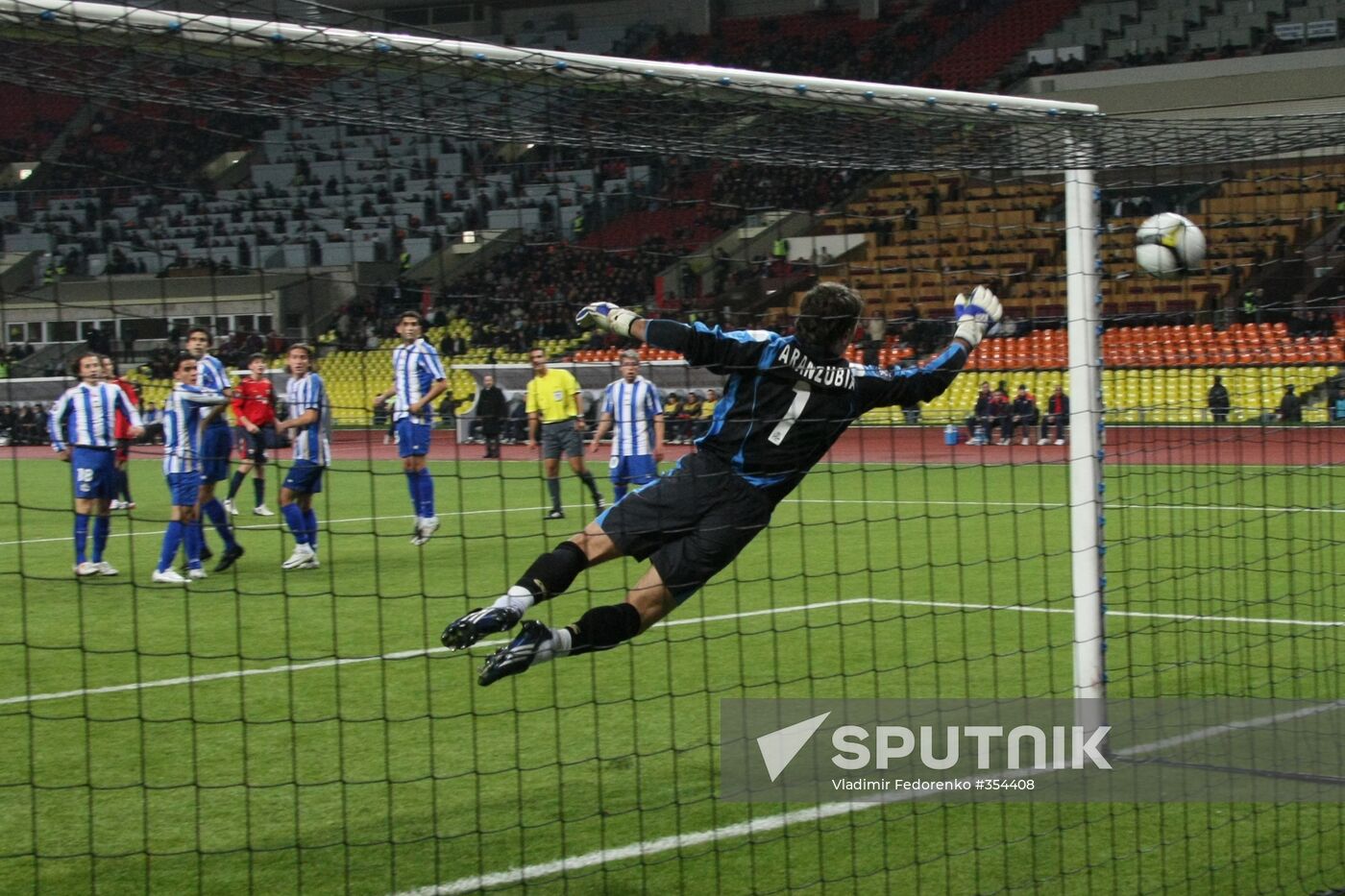 UEFA. CSKA versus Deportivo