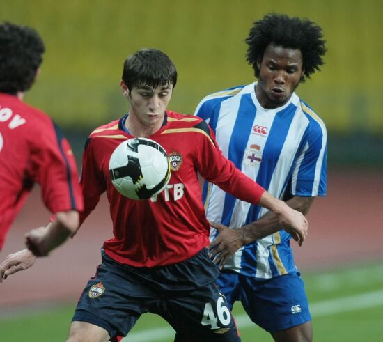 UEFA. CSKA versus Deportivo