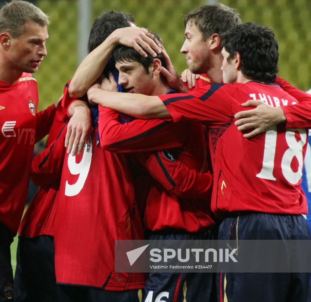 UEFA. CSKA versus Deportivo