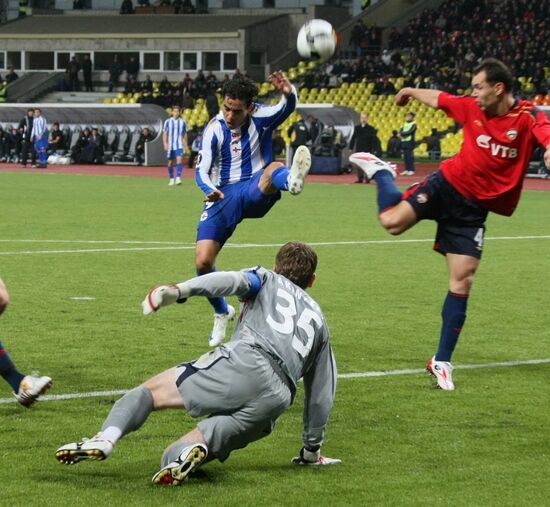 UEFA. CSKA versus Deportivo