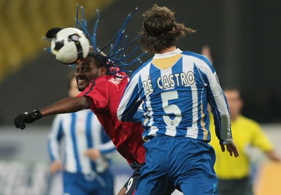 UEFA. CSKA versus Deportivo