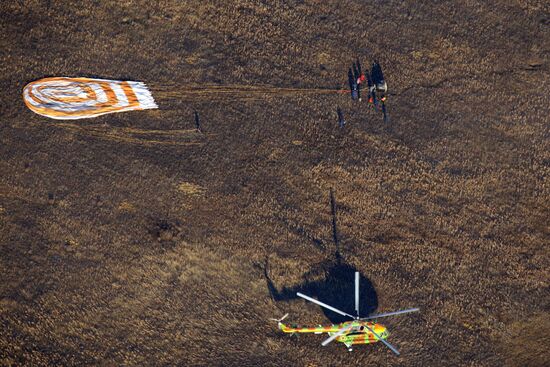 17th ISS expedition returns to Earth