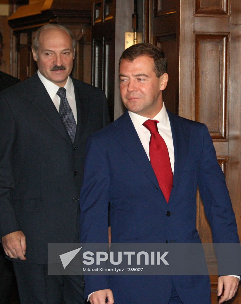 Belarusian President Lukashenko visits Moscow