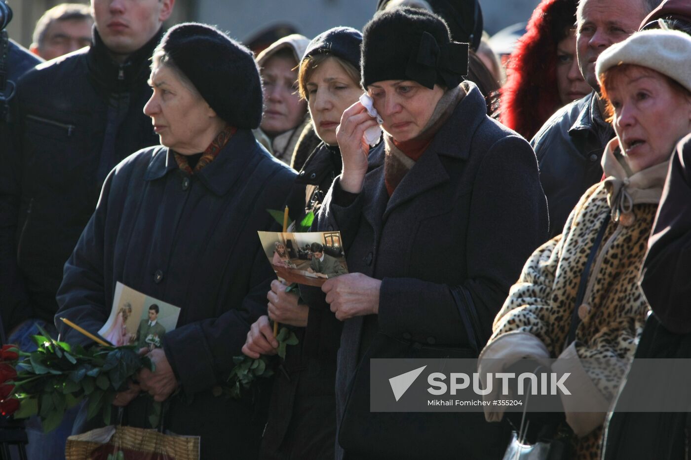 Rally to commemorate victims in the Dubrovka terrorist act