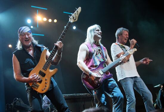 Deep Purple perform in Moscow