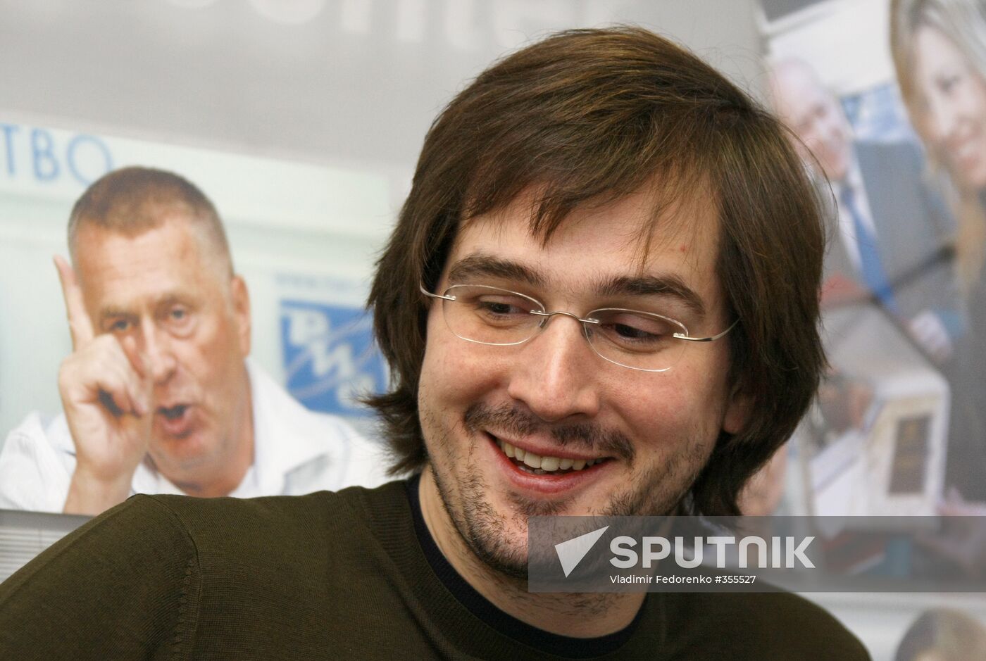 News conference on MTV Russia Music Awards 2008