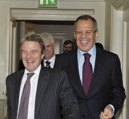 Foreign ministers of Russia and France