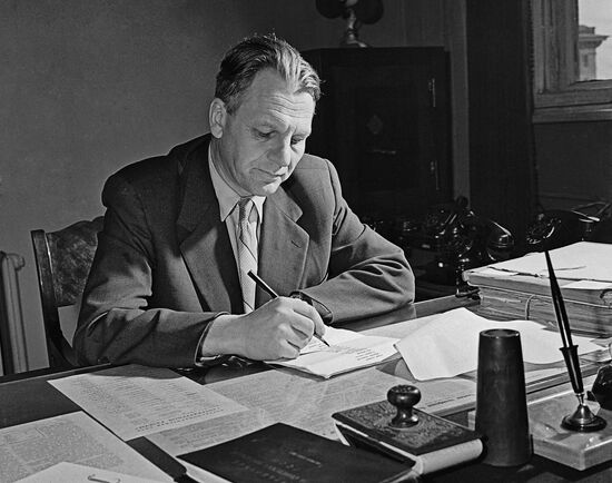 Writer Sergei Smirnov