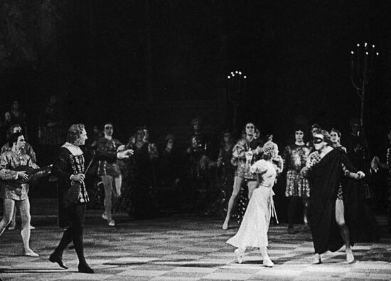 Scene from the ballet "Romeo and Juliet"