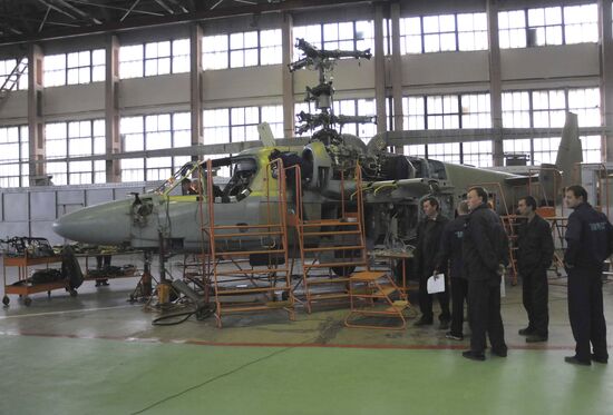 Russia launches mass production of Ka-52 helicopter