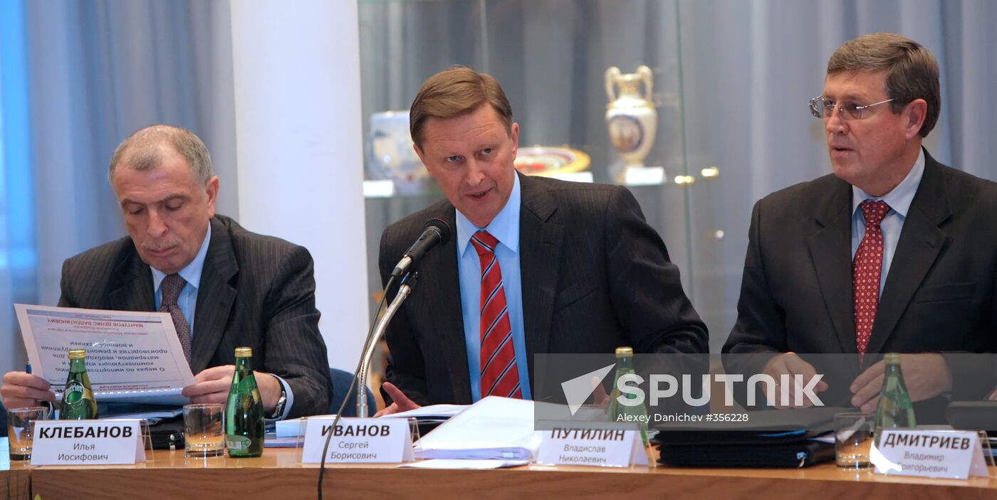 Vice-Prime Minister Sergei Ivanov visits St.Petersburg